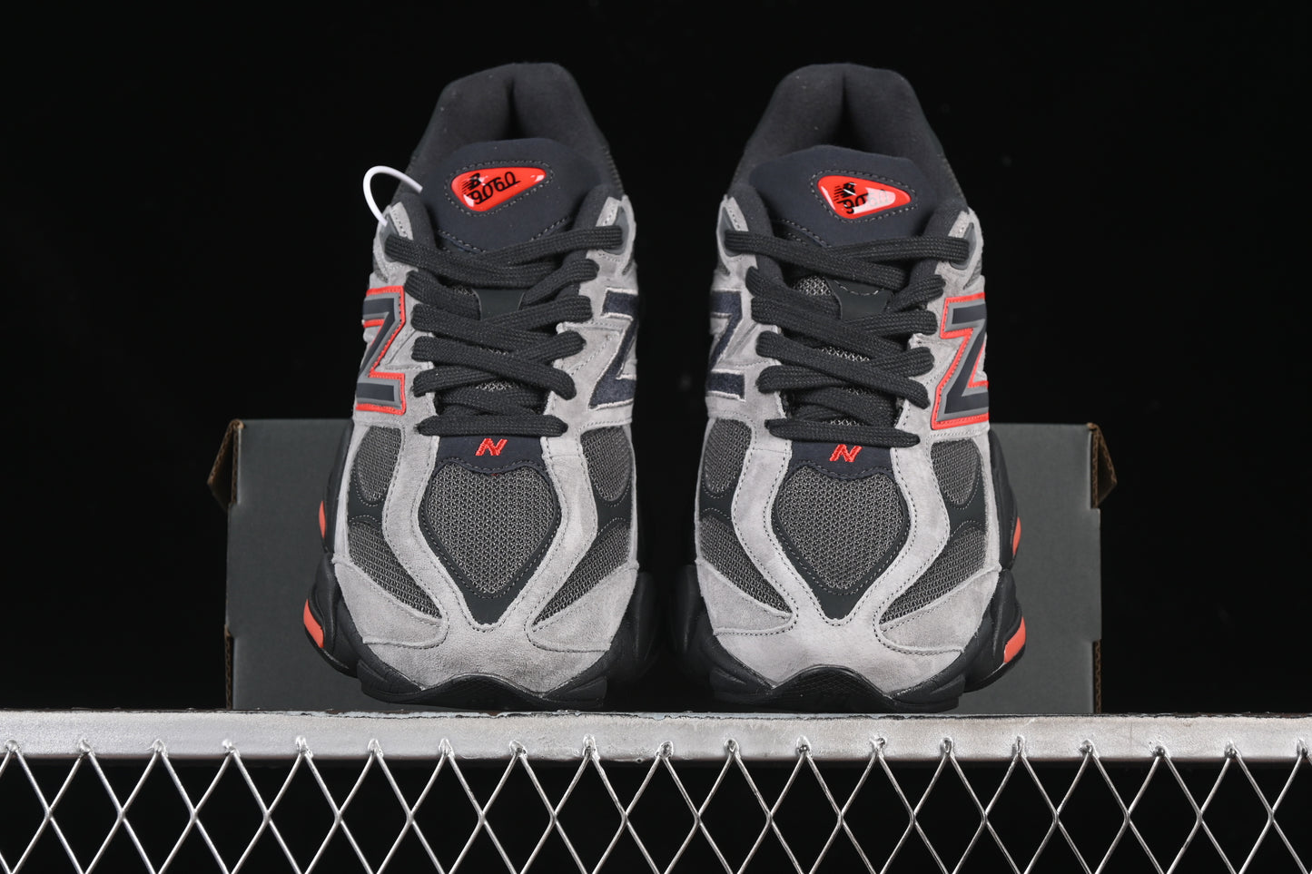 New Balance 9060 Grey Black Red U9060JBO