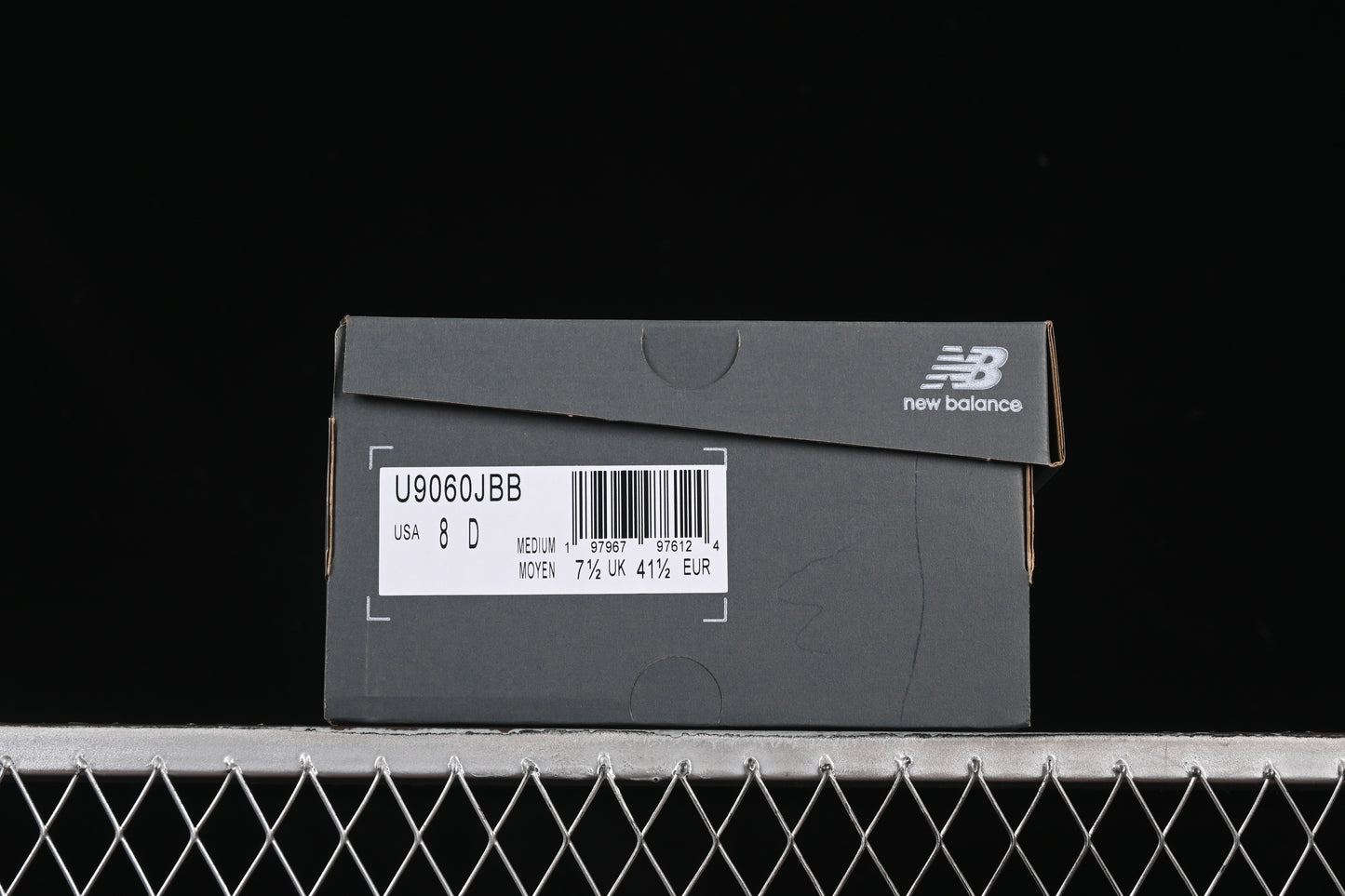 New Balance 9060 Grey Jet Black U9060JBB