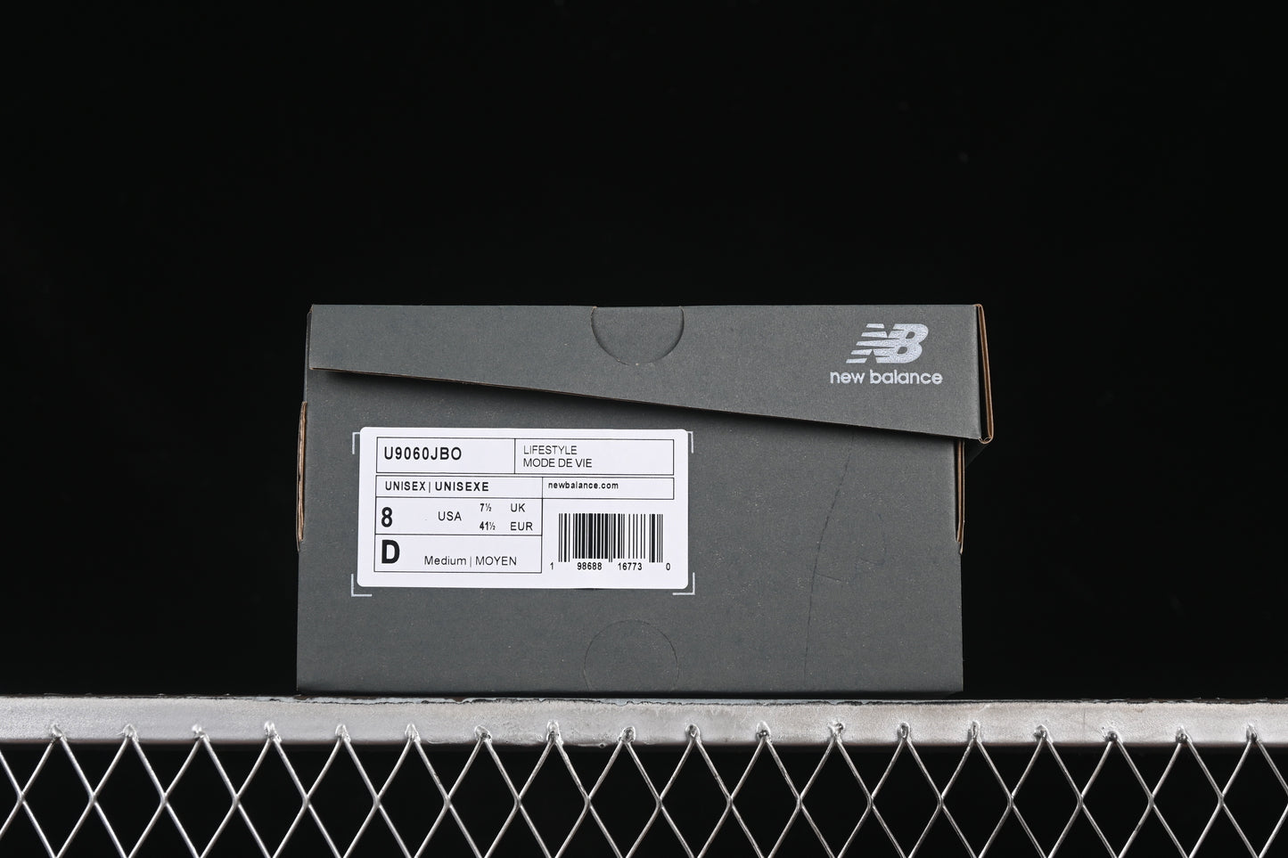 New Balance 9060 Grey Black Red U9060JBO