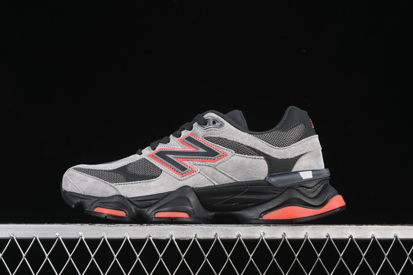 New Balance 9060 Grey Black Red U9060JBO