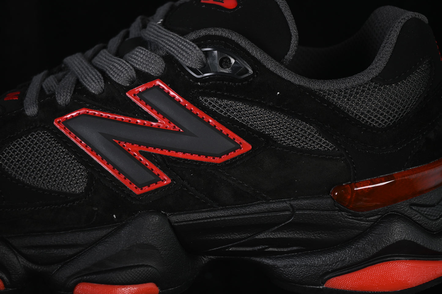 New Balance 9060 Black Red GC9060JR