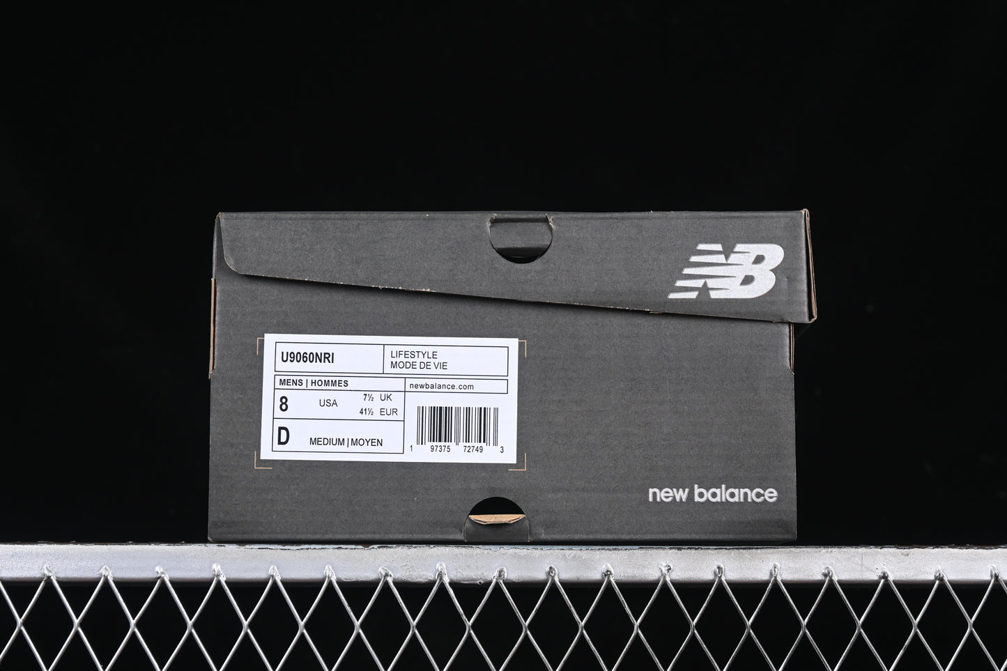 New Balance 9060 Triple Black Leather U9060NRI