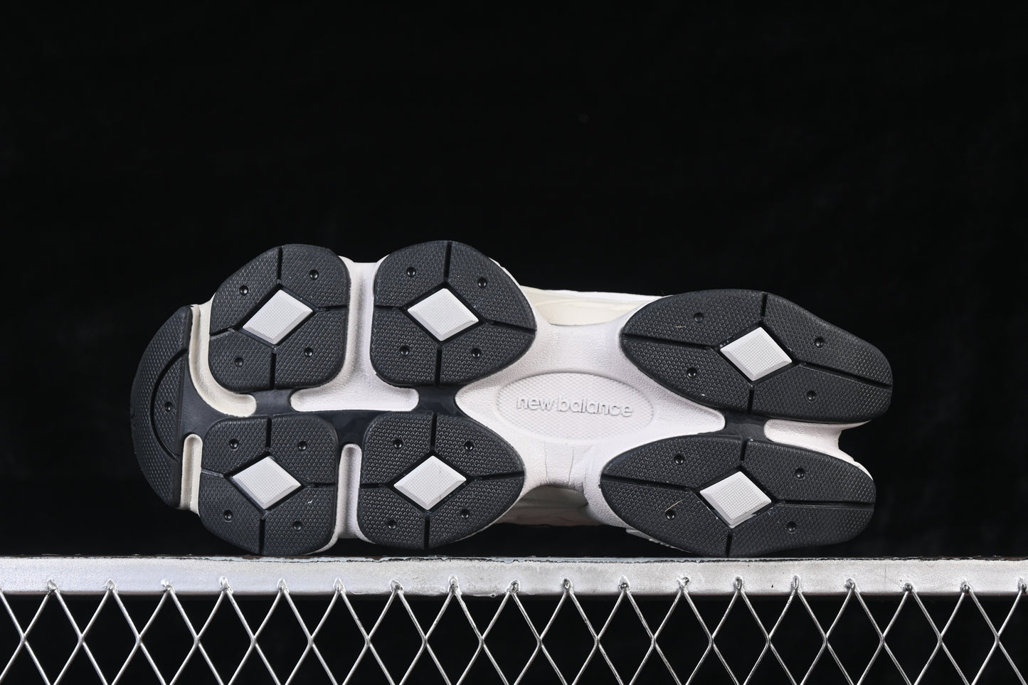 New Balance 9060 White Black Metallic Silver U9060JRB