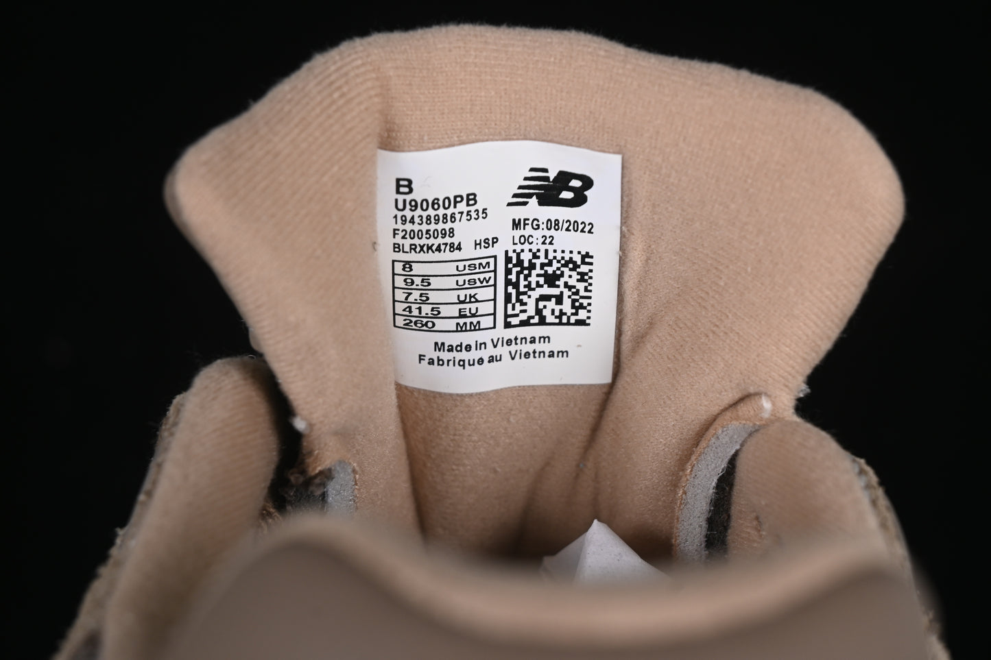 New Balance 9060 Mushroom U9060PB