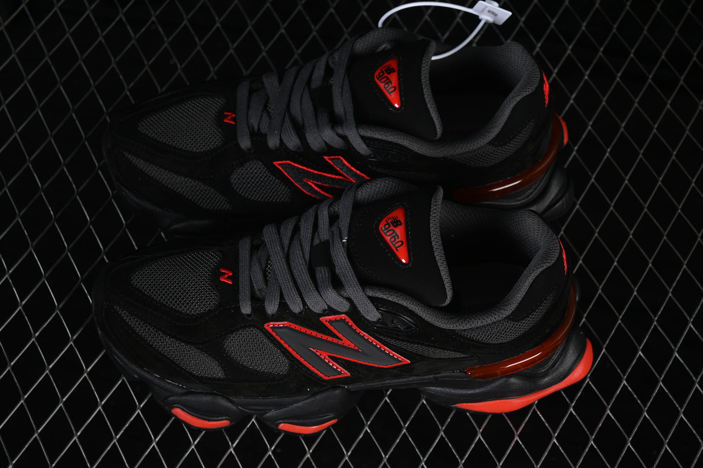 New Balance 9060 Black Red GC9060JR