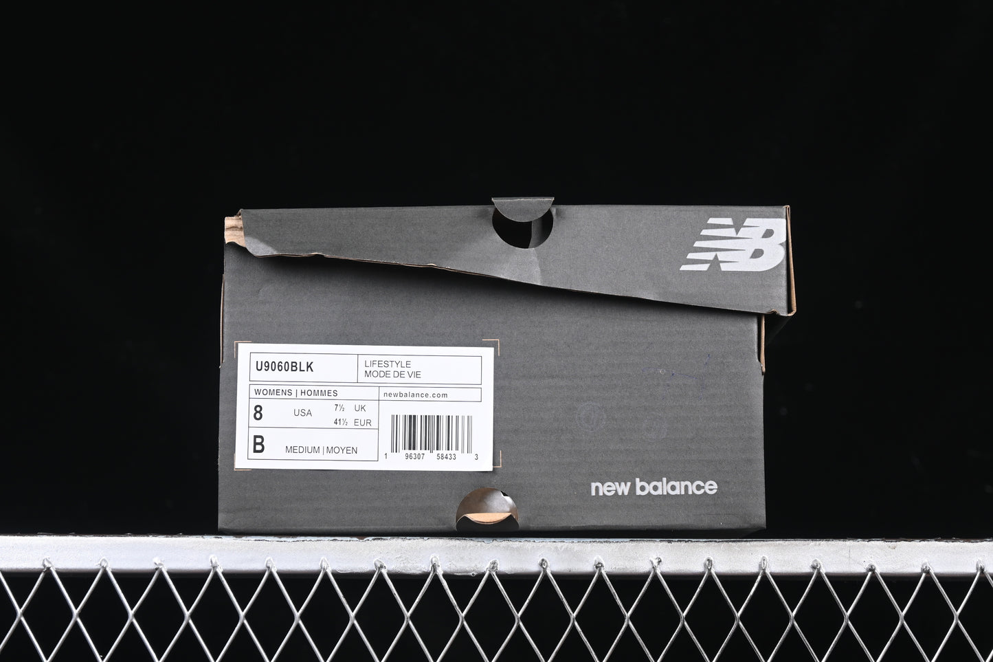 New Balance 9060 Black Castlerock U9060BLK