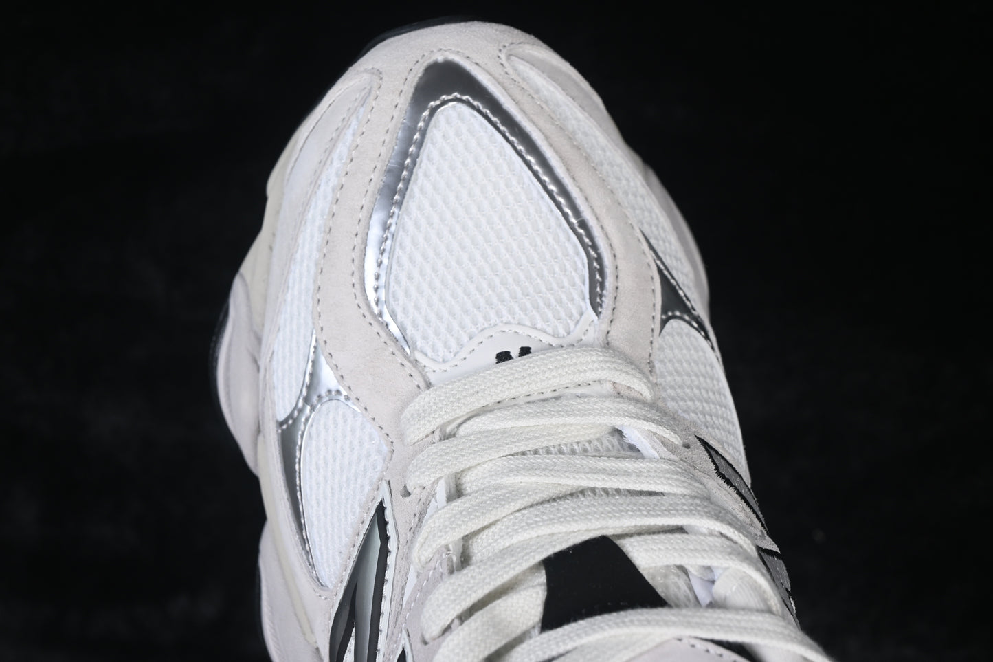 New Balance 9060 White Black Metallic Silver U9060JRB