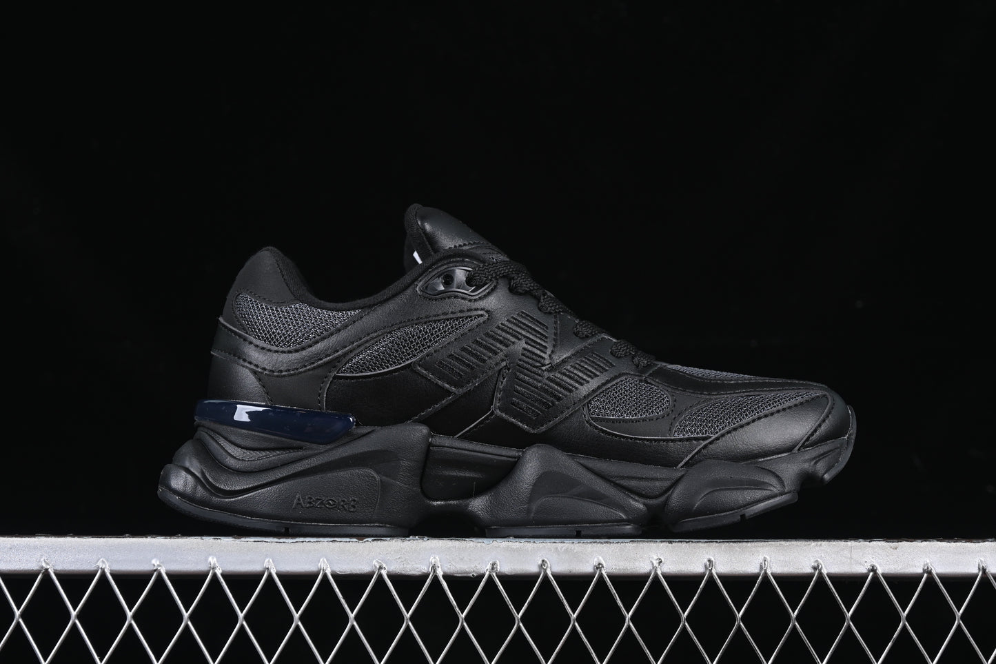 New Balance 9060 Triple Black Leather U9060NRI