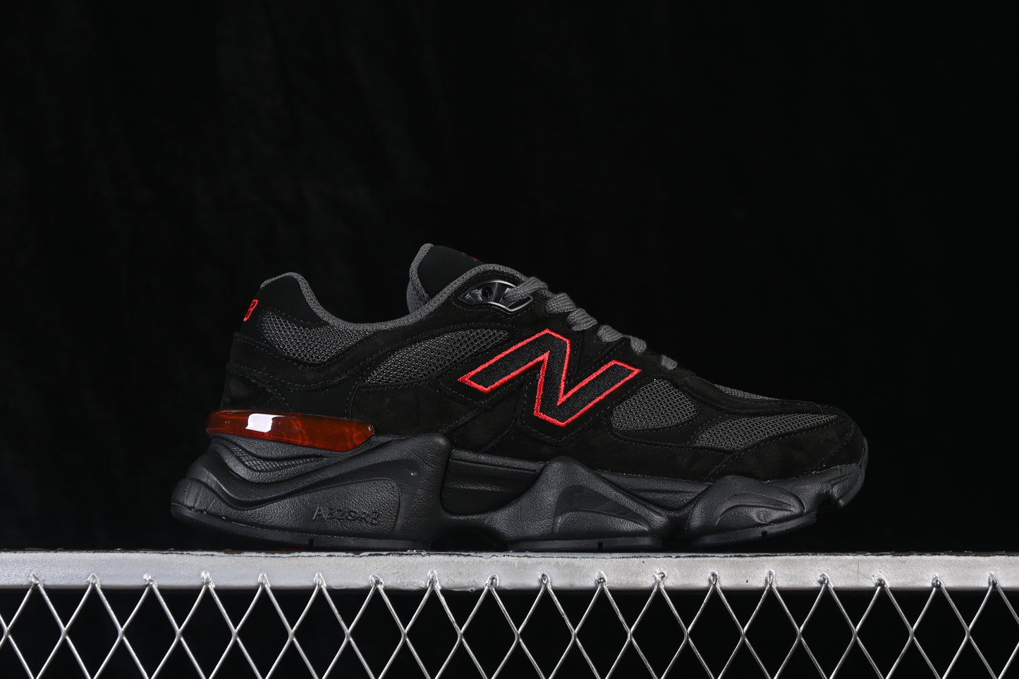 New Balance 9060 Black Red GC9060JR