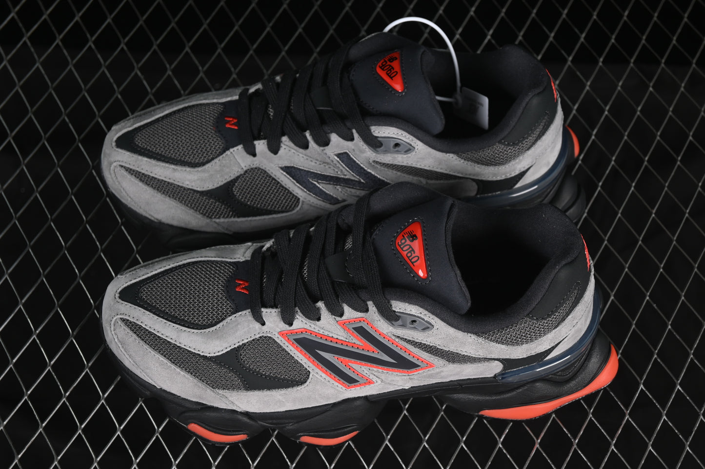 New Balance 9060 Grey Black Red U9060JBO