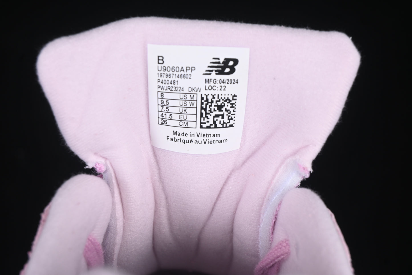 New Balance 9060 Pink Overdye U9060APP