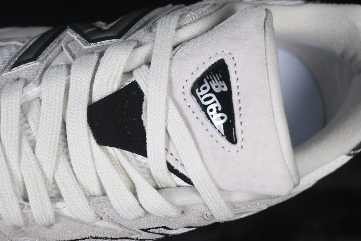 New Balance 9060 White Black Metallic Silver U9060JRB