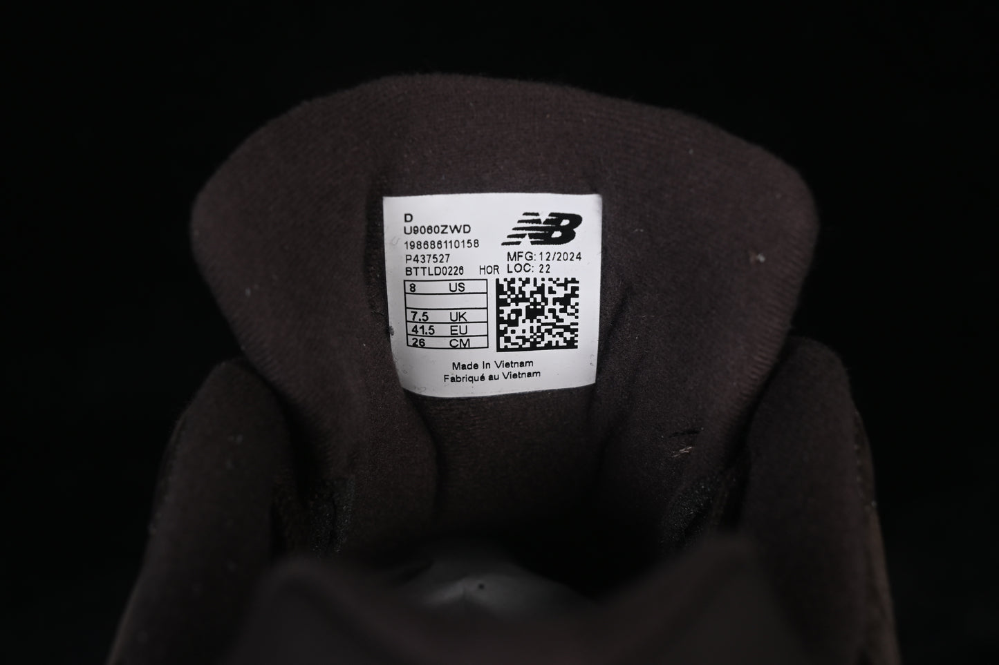 New Balance 9060 Chocolate U9060ZWD